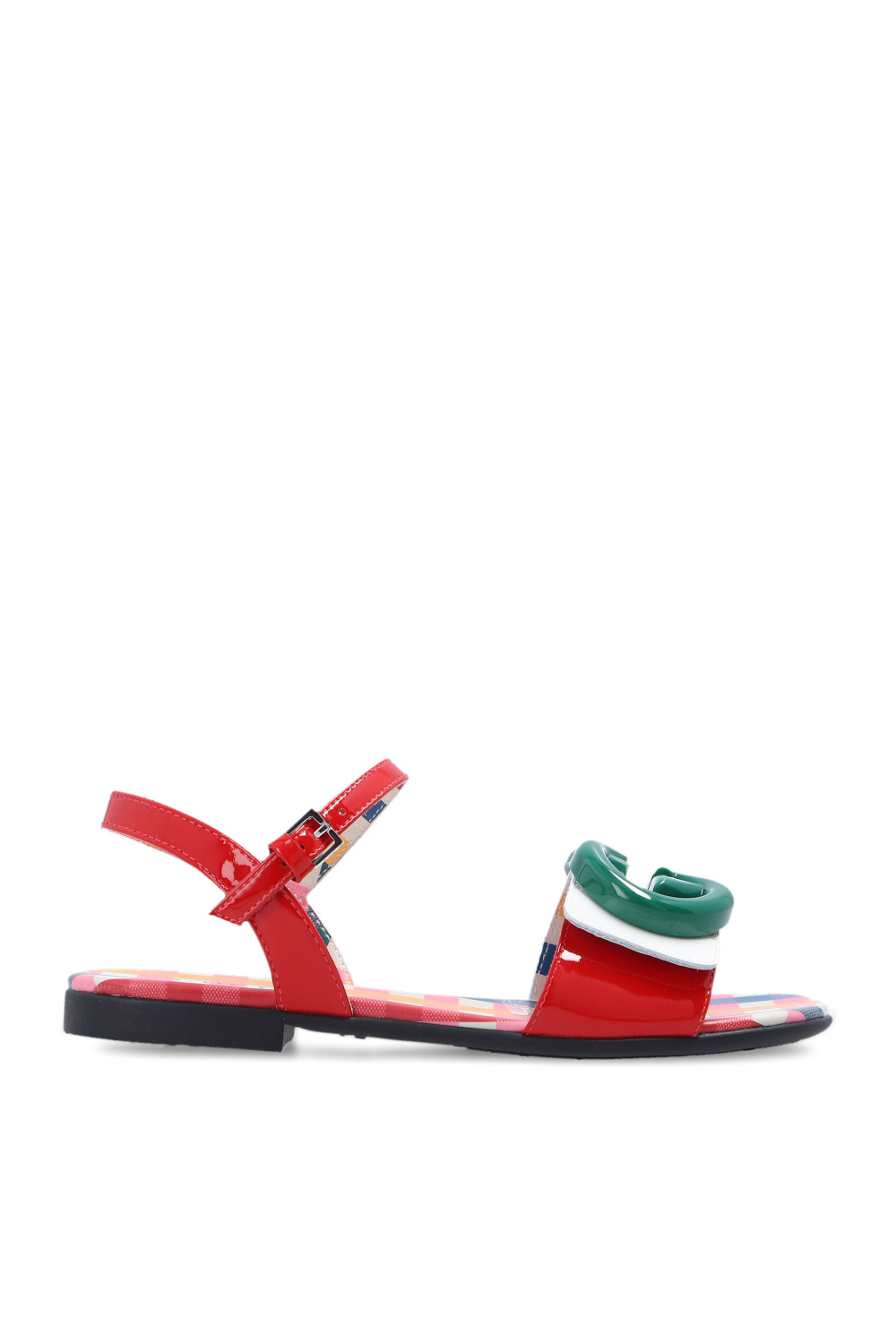 Multicolour Sandals with logo Gucci Kids Vitkac Spain